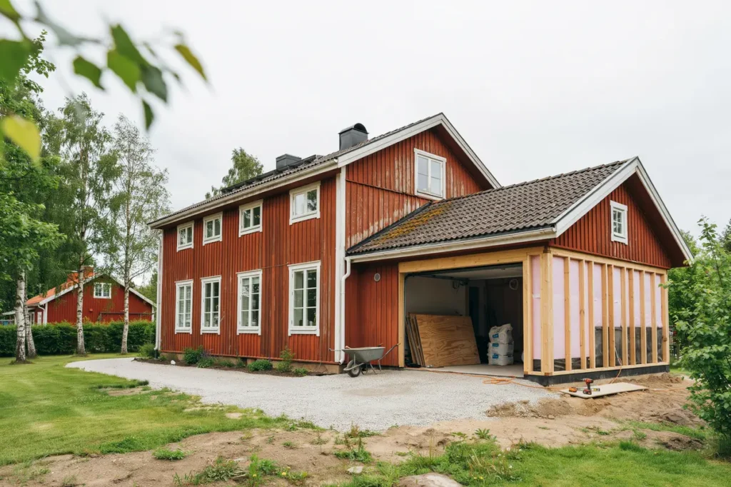semesterlugnet i juli passa p att renovera garaget med r tt material budget och tidsplan