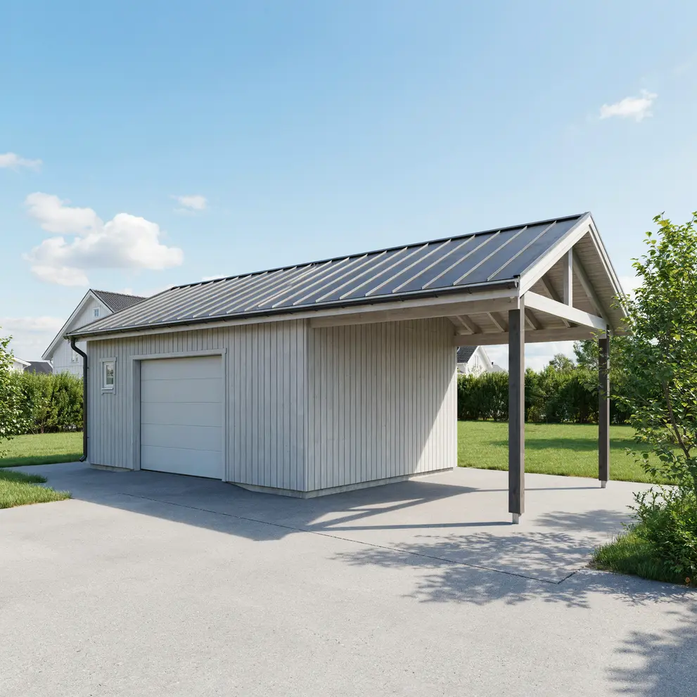 bygga carport garage stocksund danderyd stockholm